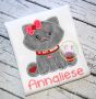 Sitting Kitty Applique | Machine Embroidery Designs by JuJu