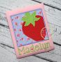 Strawberry Box Applique | Machine Embroidery Designs by JuJu