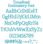 Tinue Road Embroidery Font | Machine Embroidery Designs by JuJu