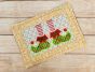 ITH Elf Feet Mug Rug | Machine Embroidery Designs by JuJu