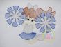 Cheerleader Jumping Sketch Embroidery | Machine Embroidery Designs by JuJu