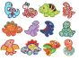 Dino Crossing Applique Machine Embroidery Designs by JuJu 