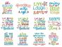 Sweet Sayings Set 2 Machine Embroidery Designs by JuJu

