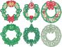 Free Standing Lace Christmas Wreaths | Machine Embroidery Designs by JuJu