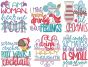 Sassy Cocktail Word Art Machine Embroidery Designs by JuJu
