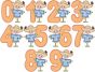 Scarecrow Boy Applique Numbers | Machine Embroidery Designs by JuJu