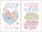 Spring Greeting Cards 2 | Machine Embroidery Designs by JuJu