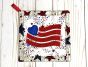 ITH Patriotic Flag Pot Holder 2 | Machine Embroidery Designs by JuJu
