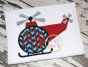 Helicopter Applique | Machine Embroidery Designs by JuJu