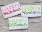 Holiday Text Embroidery Design Set 2