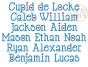 Cupid de Locke Embroidery Font