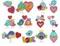 Love Birds Hearts Applique Applique Machine Embroidery Designs by JuJu 
