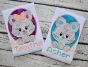 Oval Cat Boy Applique | Machine Embroidery Designs by JuJu