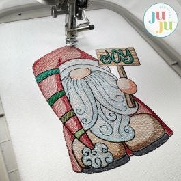 Swirly Beard Santa 1 Embroidery Design | Machine Embroidery