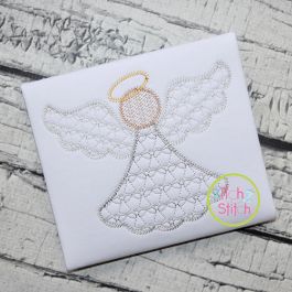 Angel Motif Embroidery | Machine Embroidery Designs by JuJu