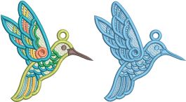 Free Standing Lace Hummingbird 1 | Machine Embroidery