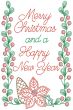 Christmas Greeting Cards Set 8 Digital Embroidery Designs by JuJu