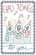Christmas Greeting Cards 18 | Machine Embroidery Designs by JuJu