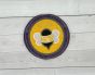 ITH Busy Bees Round Coaster | Machine Embroidery Designs by JuJu