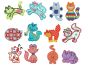 Crazy Cats Applique Machine Embroidery Designs by JuJu 