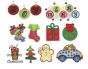 Christmas Whimsy Applique Machine Embroidery Designs by JuJu 