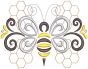 Spring Swirls 1 Machine Embroidery Designs by JuJu