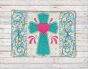 ITH Easter Cross Mug Rug | Machine Embroidery Designs by JuJu