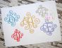 Elegant Scroll ONE COLOR SMALL Monogram