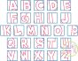 Box Font Alpha Applique Set | Machine Embroidery Designs by JuJu