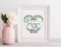 Family Wreaths 1 | Machine Embroidery Designs by JuJu