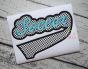 Soccer Tail Applique | Machine Embroidery Designs by JuJu