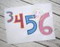 Teen Girlz Numbers Applique Font | Machine Embroidery Designs by JuJu