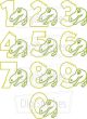 Dinosaur Bite Birthday Numbers Applique | Machine Embroidery Designs by JuJu