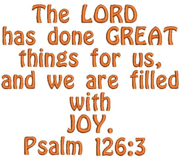 Psalm 126:3