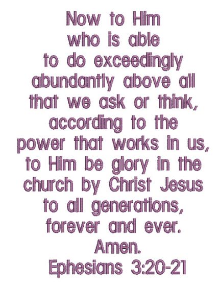Ephesians 3:20