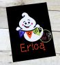 Boo Banner Ghost Applique | Machine Embroidery Designs by JuJu
