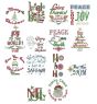 Holiday Expressions Machine Embroidery Designs by JuJu