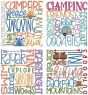 Adventure Subway Art | Machine Embroidery Designs by JuJu