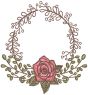 Elegant Rose Wreaths | Machine Embroidery Designs by JuJu