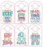 ITH Doorknob Hangers Set 4 | Machine Embroidery Designs by JuJu