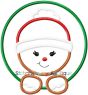 Ginger Girl Peeking | Machine Embroidery Designs by JuJu/ Stitch Away Applique 
