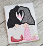 Gnome Couple Applique Design | Machine Embroidery Designs by JuJu