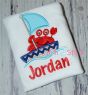 Sailing Crab Boat Applique | Machine Embroidery Designs by JuJu