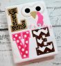 Turkey Face LOVE Applique | Machine Embroidery Designs by JuJu