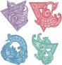 Free Standing Lace Exotic Birds 2 | Machine Embroidery Designs by JuJu