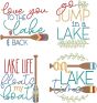 Lake Life 1 | Machine Embroidery Designs by JuJu