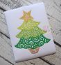 Scroll Christmas Tree Embroidery | Machine Embroidery Designs by JuJu
