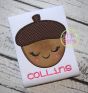 Shy Acorn Applique | Machine Embroidery Designs by JuJu