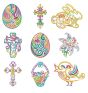 Swirly Easter Machine Embroidery Designs by JuJu