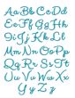 Emily Script Font Machine Embroidery Designs by JuJu